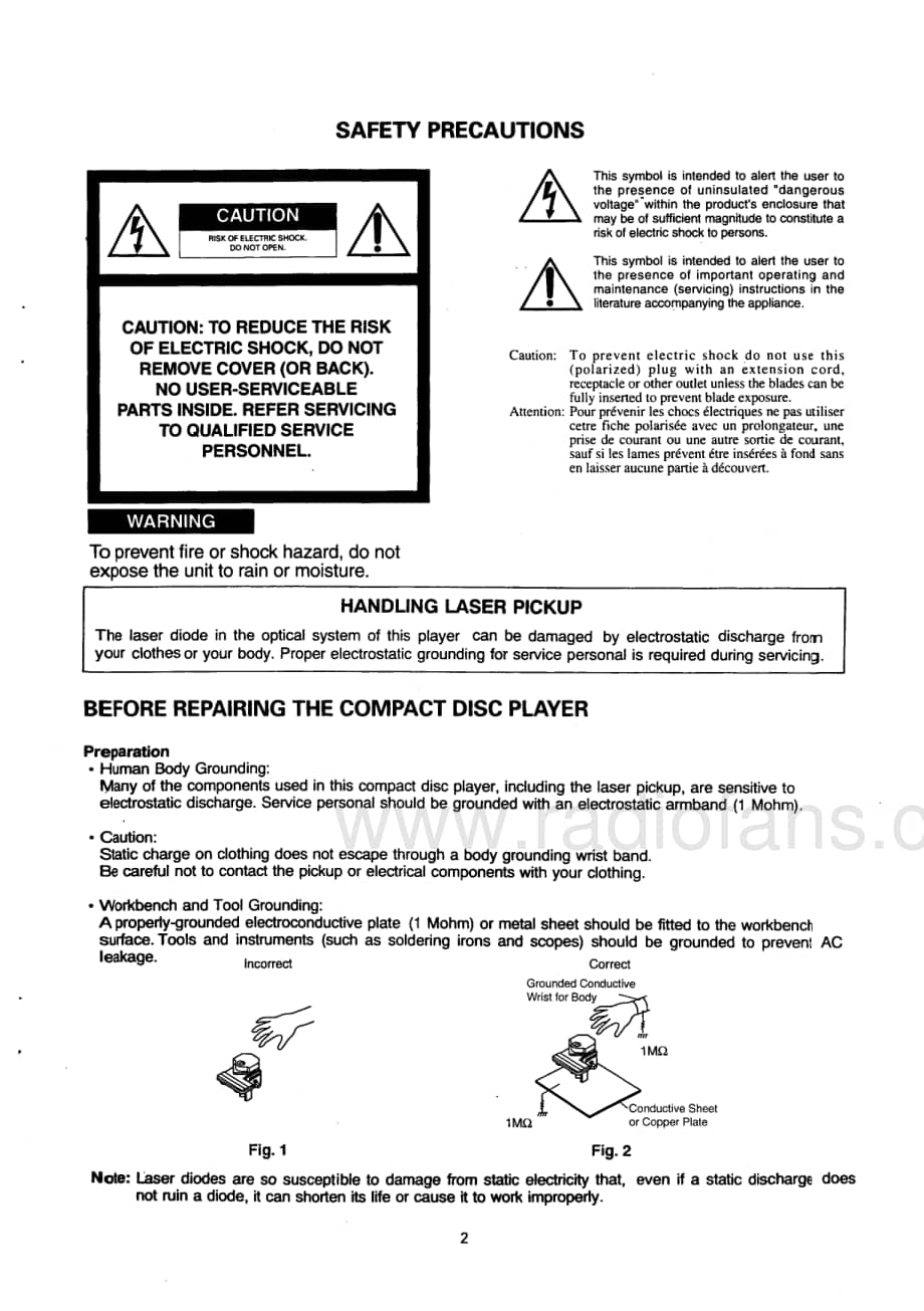Sherwood-CD-980-Service-Manual电路原理图.pdf_第3页