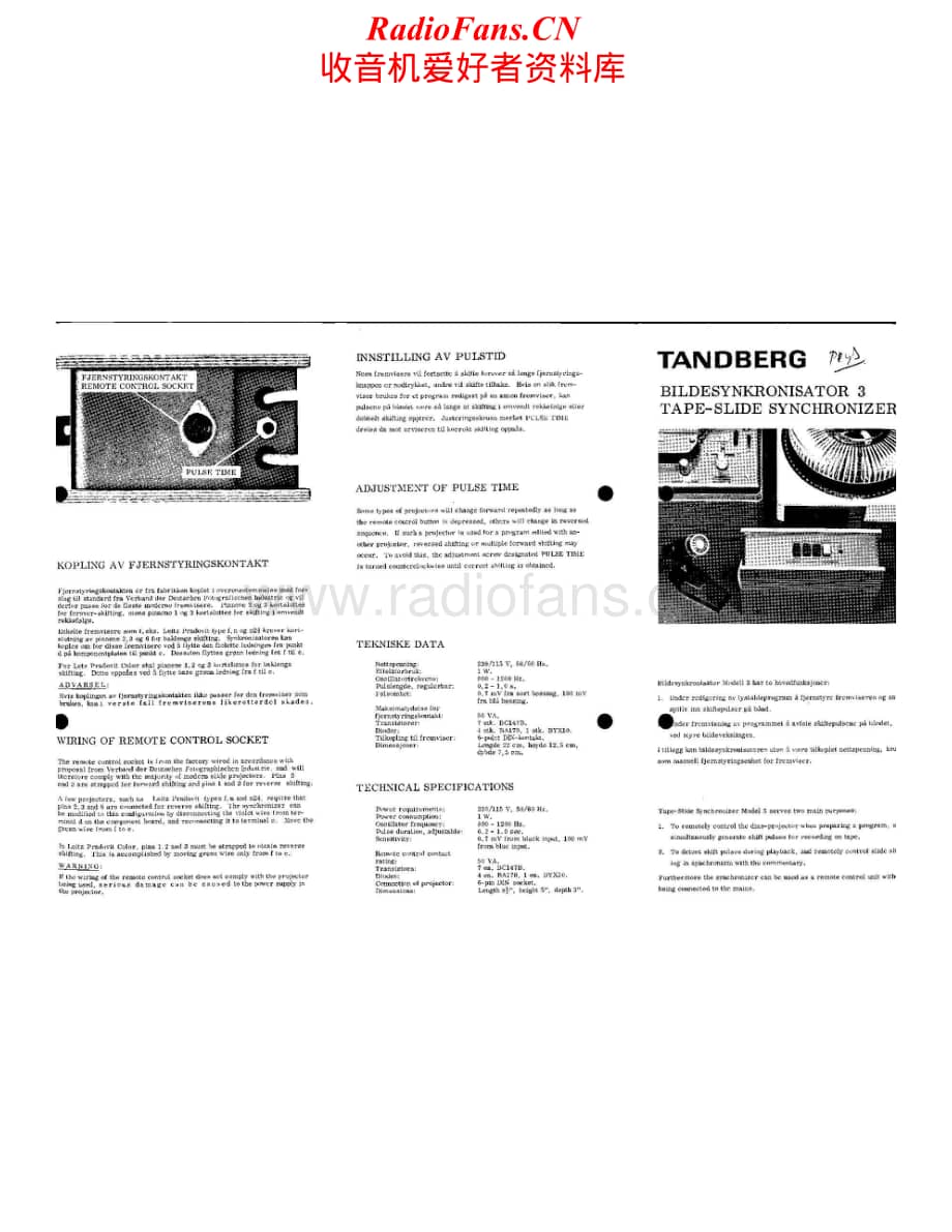 Tandberg-Synchronizer_3-Schematic电路原理图.pdf_第1页