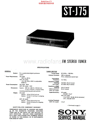 Sony-ST-J75-Service-Manual电路原理图.pdf