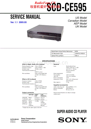 Sony-SCD-CE595-Service-Manual电路原理图.pdf
