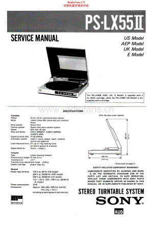Sony-PS-LX55-Mk2-Service-Manual电路原理图.pdf