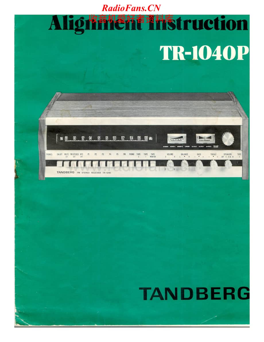Tandberg-TR-1040-Schematic电路原理图.pdf_第1页