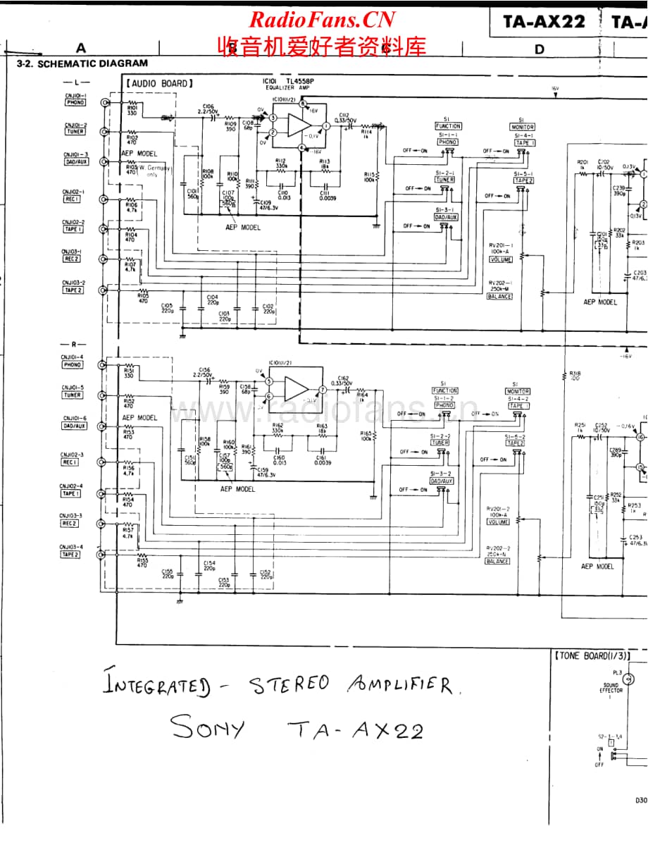 Sony-TA-AX22-Schematic电路原理图.pdf_第1页
