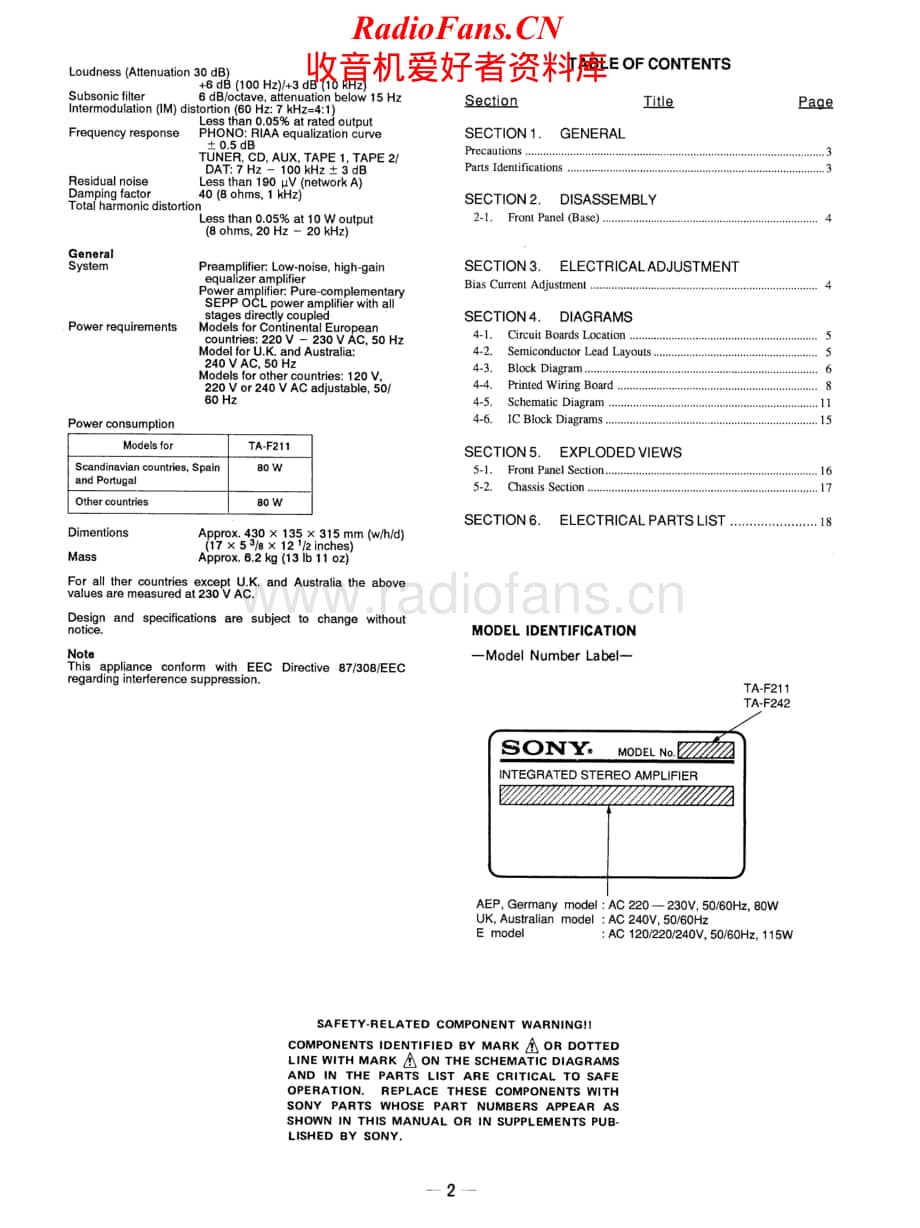 Sony-TA-F242-Service-Manual电路原理图.pdf_第2页