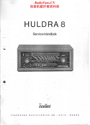 Tandberg-Huldra-8-Service-Manual电路原理图.pdf