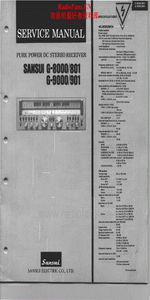 Sansui-G-801-901-Service-Manual电路原理图.pdf