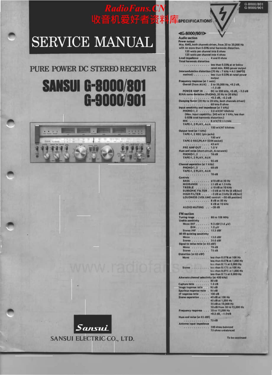 Sansui-G-801-901-Service-Manual电路原理图.pdf_第1页