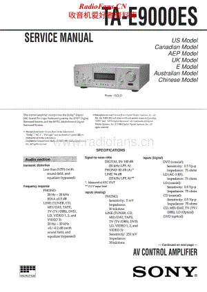 Sony-TA-E9000ES-Service-Manual电路原理图.pdf