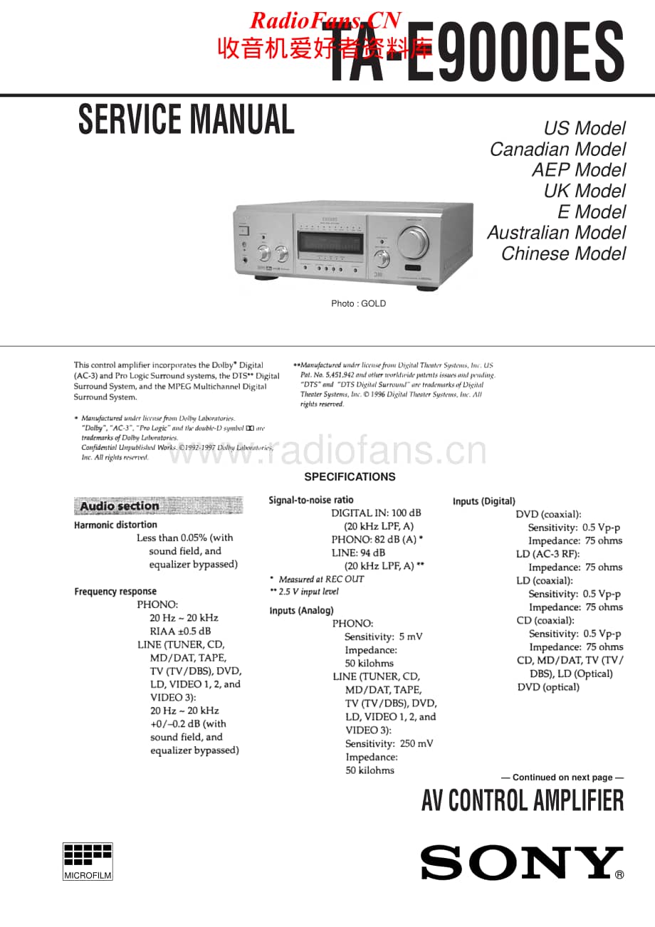 Sony-TA-E9000ES-Service-Manual电路原理图.pdf_第1页