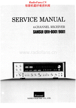 Sansui-QRX-8001-9001-Service-Manual电路原理图.pdf
