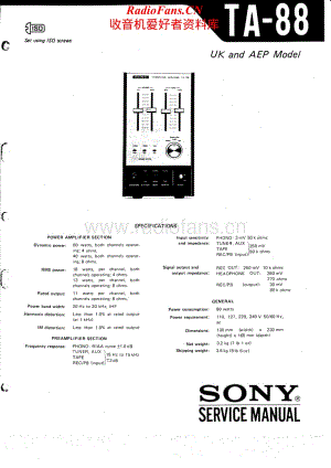 Sony-TA-88-Service-Manual电路原理图.pdf