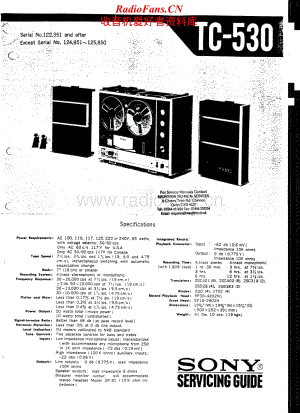 Sony-TC-530-Service-Manual电路原理图.pdf