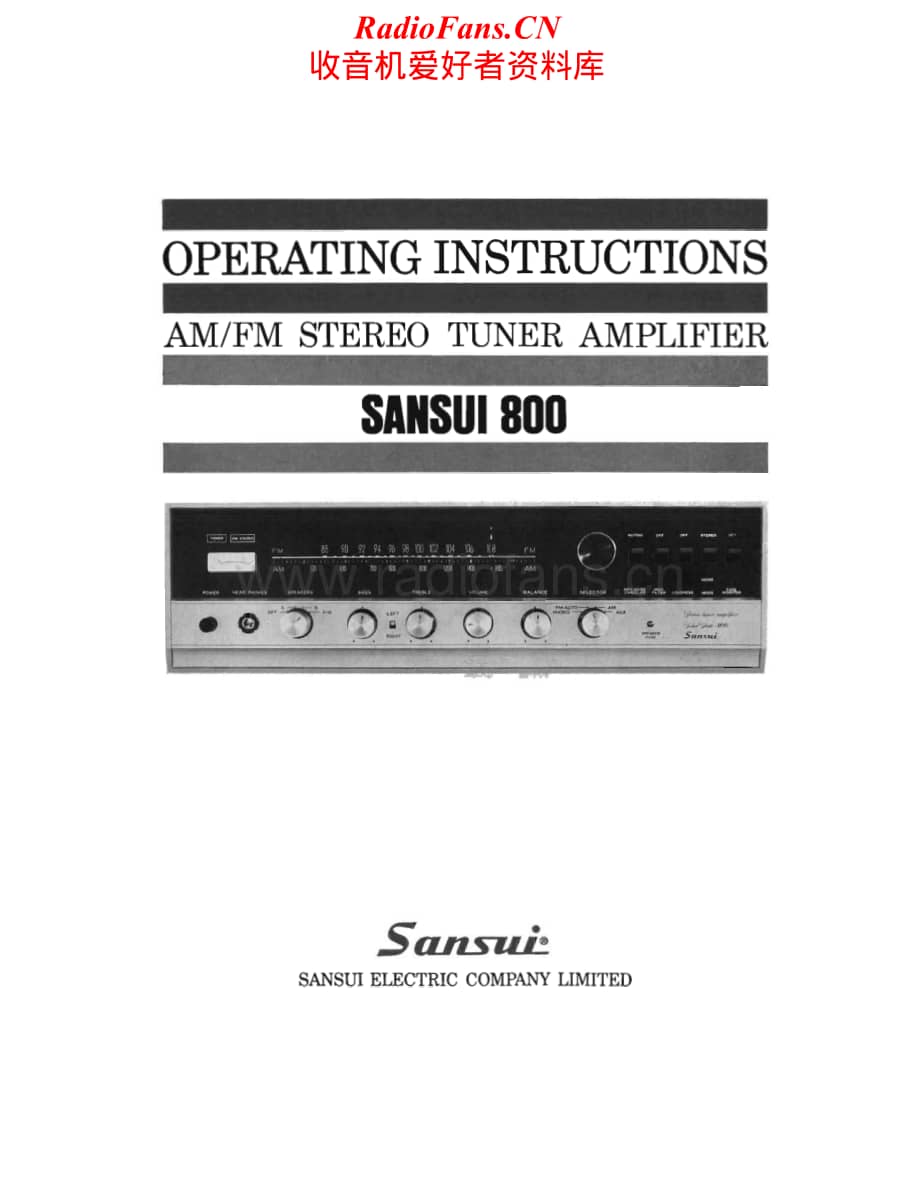 Sansui-800-Owners-Manual电路原理图.pdf_第1页