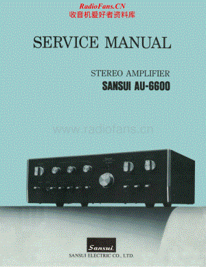 Sansui-AU-6600-Service-Manual电路原理图.pdf