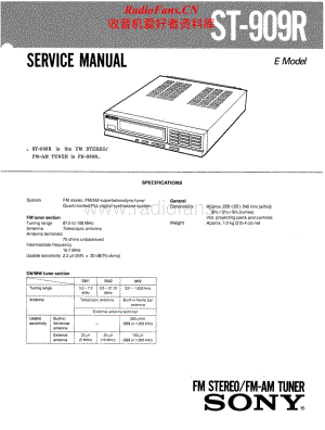 Sony-ST-909R-Service-Manual电路原理图.pdf