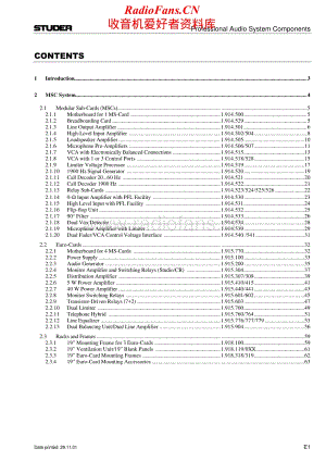 Studer-928-Service-Manual-Section-3电路原理图.pdf