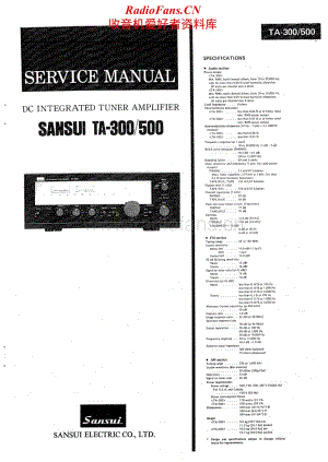 Sansui-TA-300-500-Service-Manual电路原理图.pdf