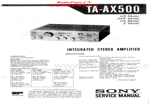 Sony-TA-AX500-Service-Manual电路原理图.pdf
