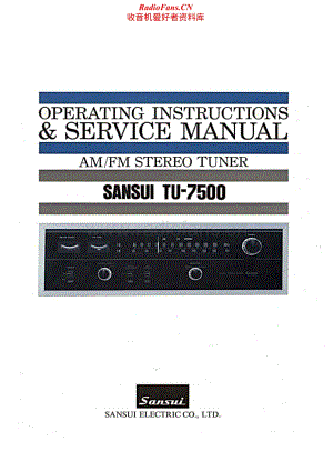 Sansui-TU-7500-Service-Manual电路原理图.pdf