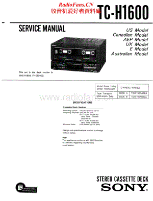 Sony-TC-H1600-Service-Manual电路原理图.pdf