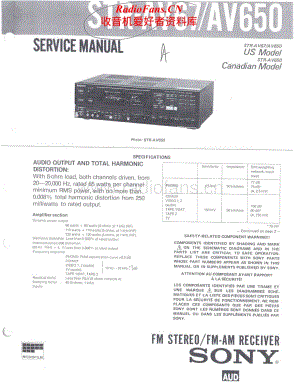 Sony-STR-AV67-Service-Manual电路原理图.pdf
