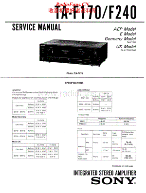 Sony-TA-F240-Service-Manual电路原理图.pdf