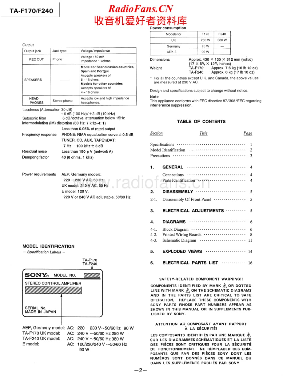 Sony-TA-F240-Service-Manual电路原理图.pdf_第2页