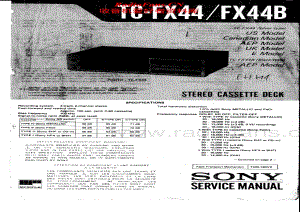Sony-TC-FX44-Service-Manual电路原理图.pdf
