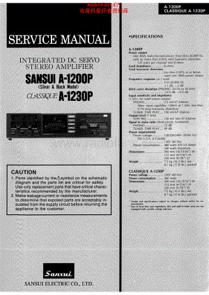 Sansui-A-1230-P-Service-Manual电路原理图.pdf