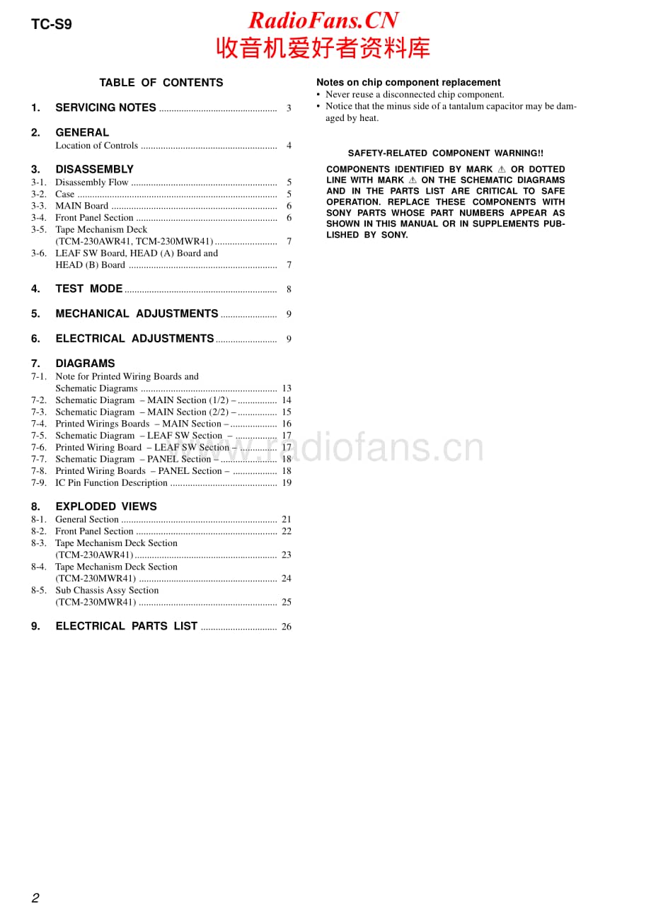 Sony-TC-S9-Service-Manual电路原理图.pdf_第2页