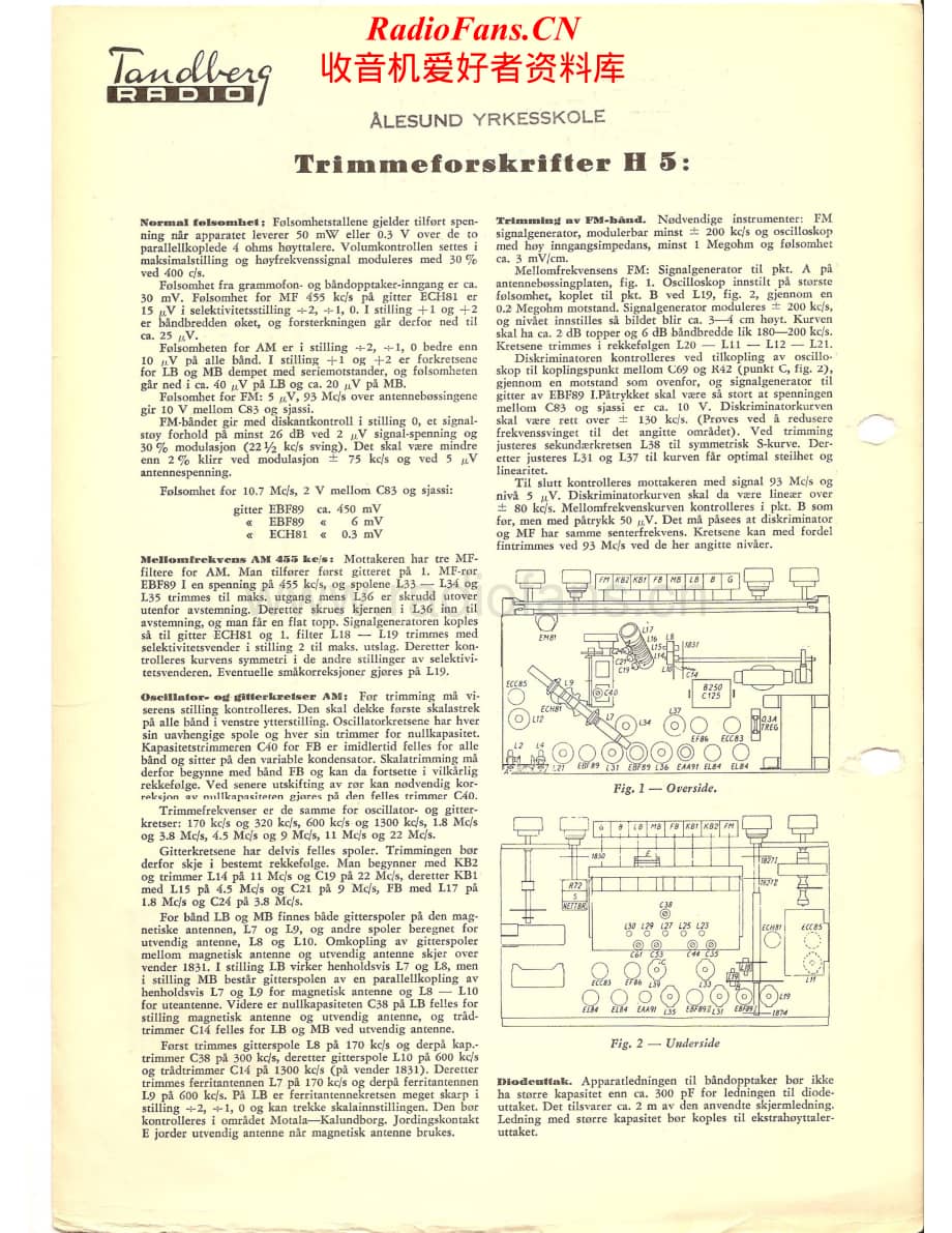 Tandberg-Huldra_5-Service-Manual-2电路原理图.pdf_第1页
