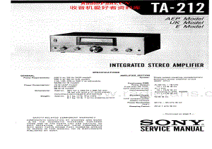 Sony-TA-212-Service-Manual电路原理图.pdf