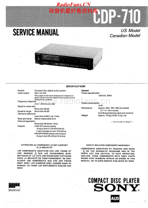 Sony-CDP-710-Service-Manual电路原理图.pdf