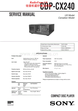 Sony-CDP-CX240-Service-Manual电路原理图.pdf