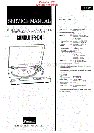 Sansui-FR-D4-Service-Manual电路原理图.pdf