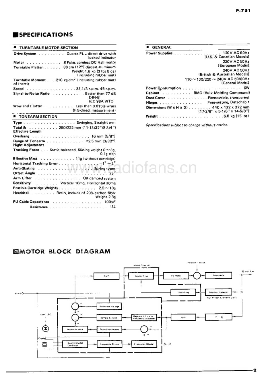 Yamaha-P-751-Service-Manual电路原理图.pdf_第3页