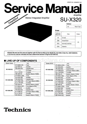 Technics-SUX-320-Service-Manual电路原理图.pdf