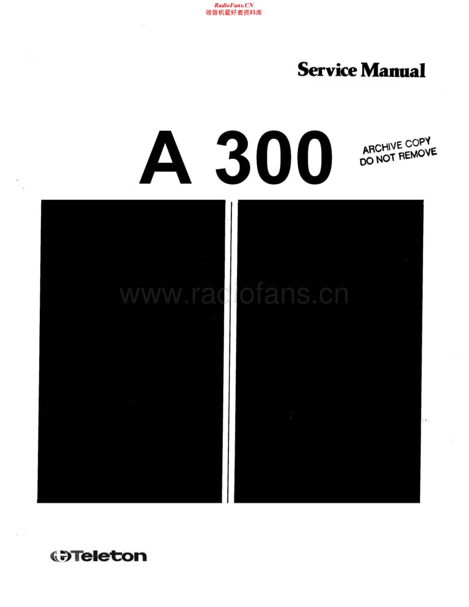 Teleton-A300-Service-Manual.pdf_第1页