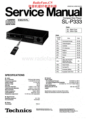 Technics-SLP-333-Service-Manual电路原理图.pdf