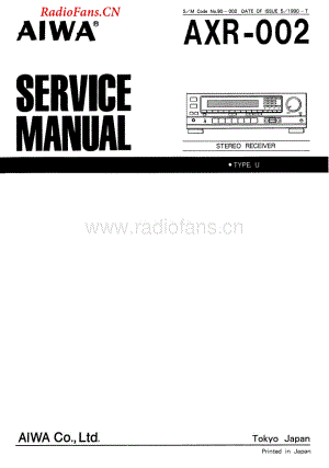Aiwa-AXR002-rec-sm维修电路图 手册.pdf