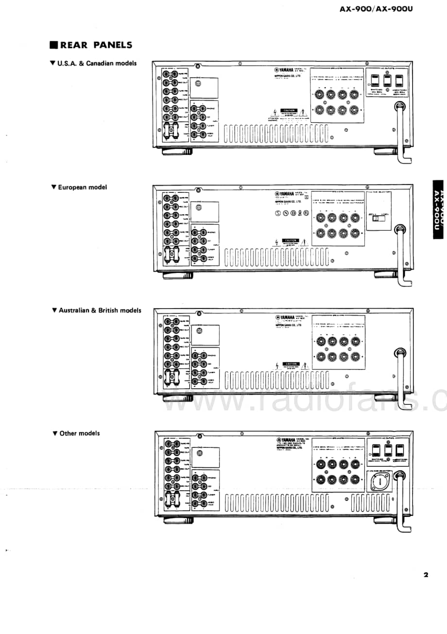 Yamaha-AX-900-U-Service-Manual电路原理图.pdf_第3页
