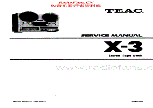 Teac-X-3-Service-Manual电路原理图.pdf