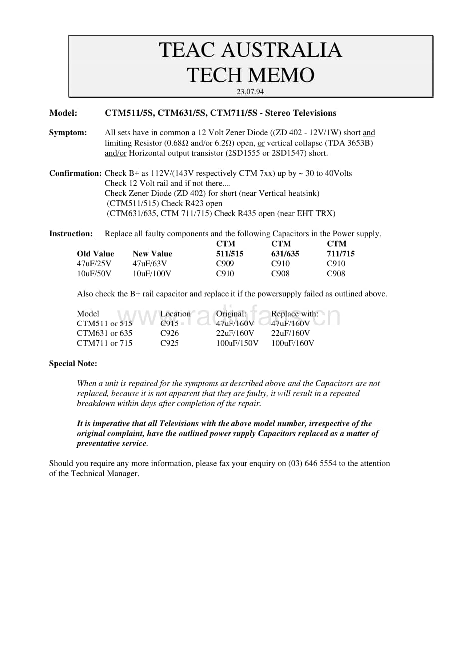 Teac-CT-M511-S-Service-Manual电路原理图.pdf_第3页