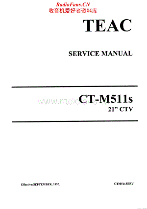 Teac-CT-M511-S-Service-Manual电路原理图.pdf
