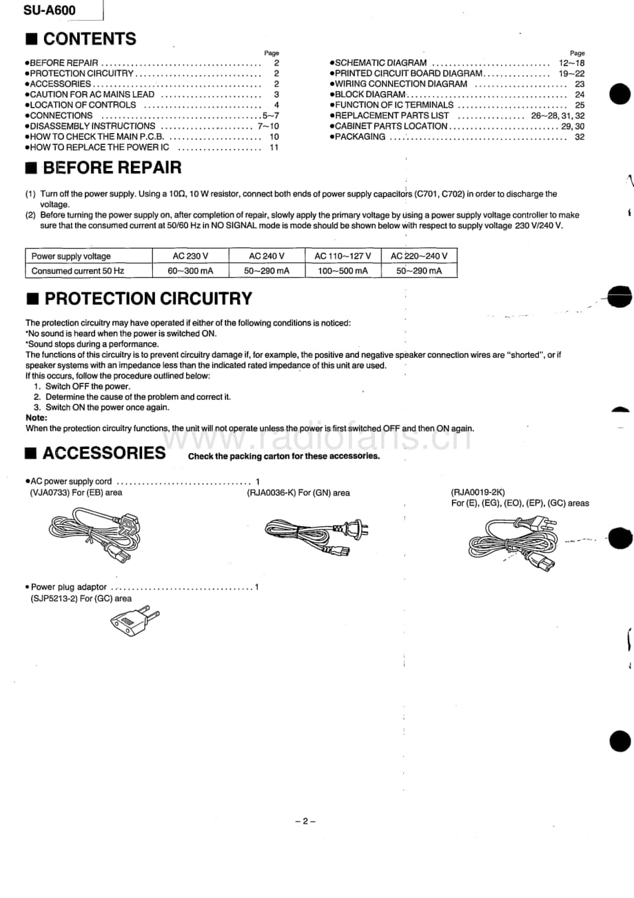 Technics-SUA-600-Service-Manual电路原理图.pdf_第2页