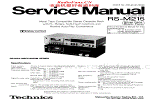 Technics-RSM-215-Service-Manual电路原理图.pdf