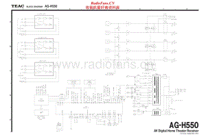 Teac-AG-H550-Schematic电路原理图.pdf