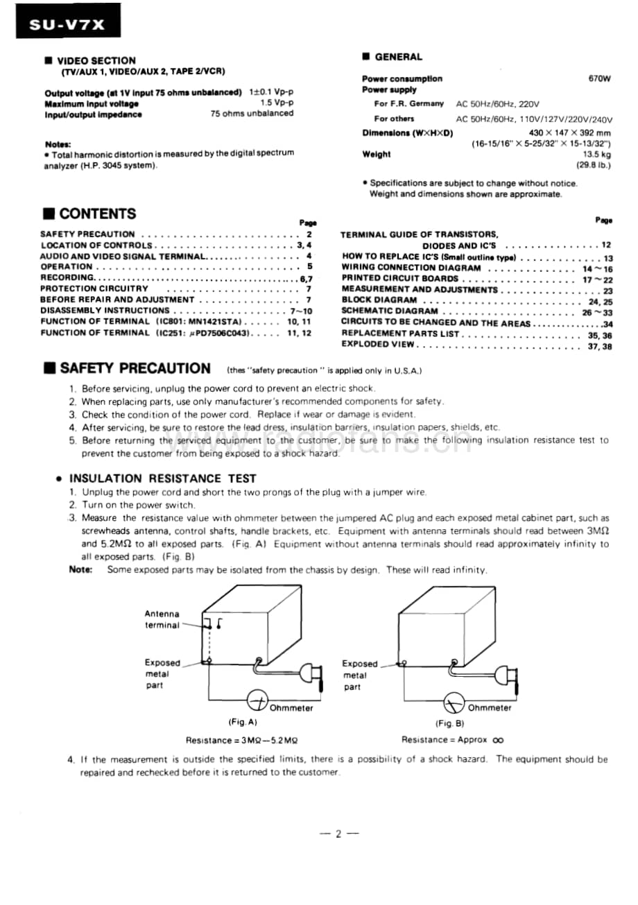 Technics-SUV-7-X-Service-Manual电路原理图.pdf_第2页