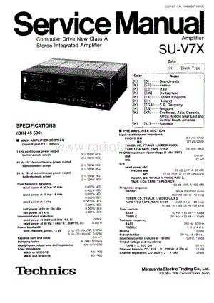 Technics-SUV-7-X-Service-Manual电路原理图.pdf