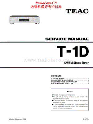 Teac-T-1D-Service-Manual电路原理图.pdf
